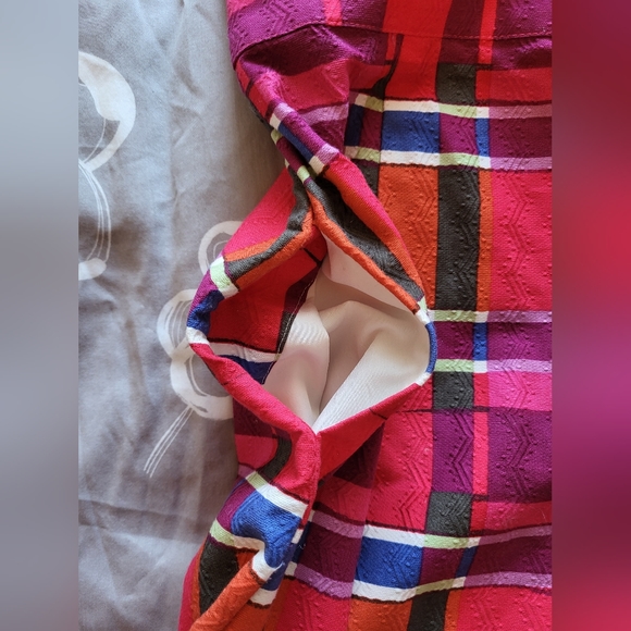 Banana Republic Plaid Strapless Size 2 Dress - Picture 11 of 12